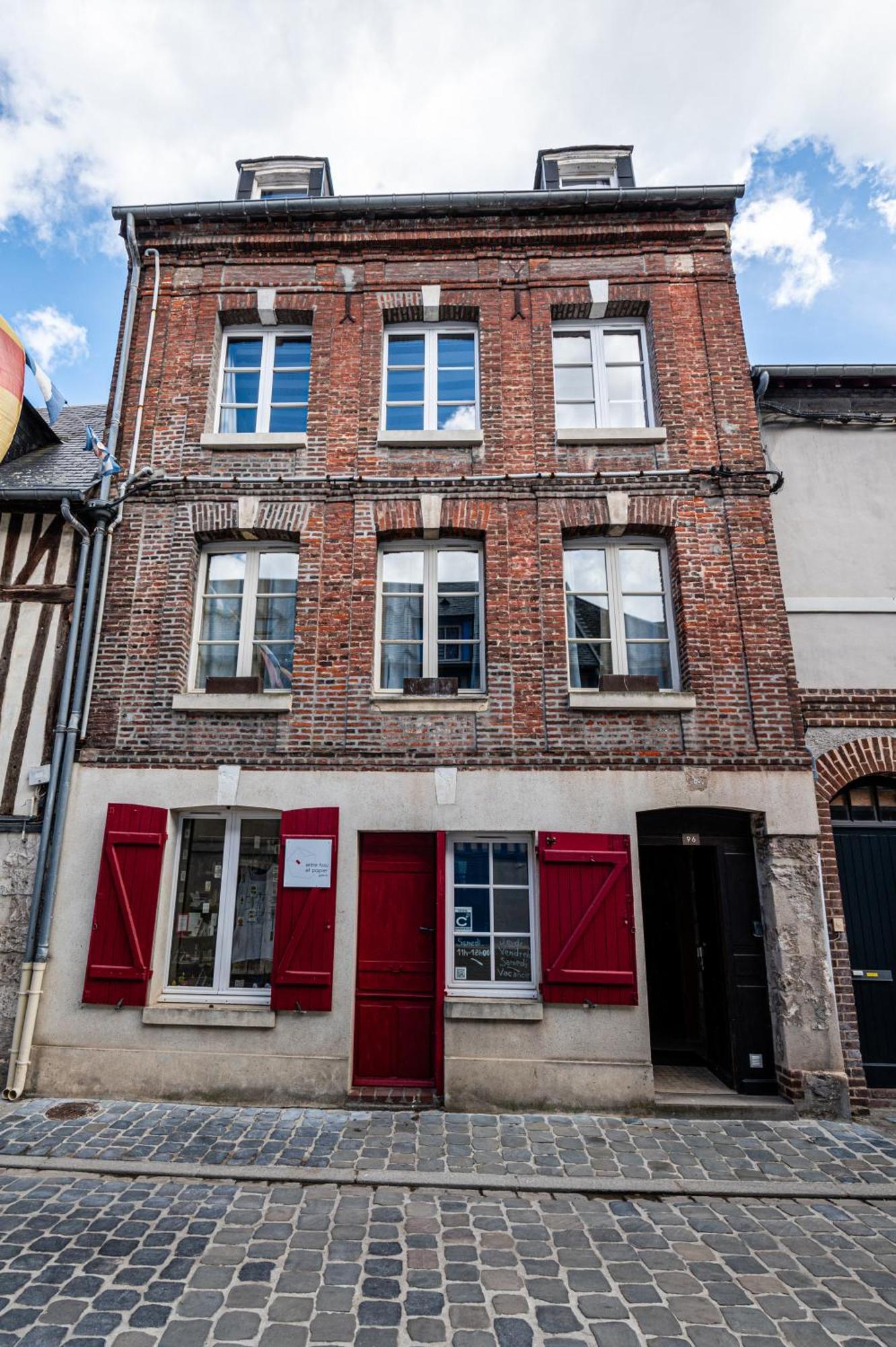 Cosy Loft - Plein Centre D'Honfleur Lägenhet Exteriör bild